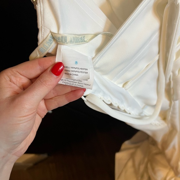 Sophia Tolli Y21976 Ines Beaded Straps Bridal Dress w/ bustle - Picture 11 of 16